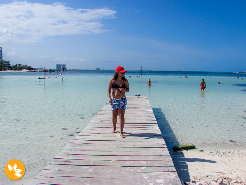 Eloah curtindo Cancún