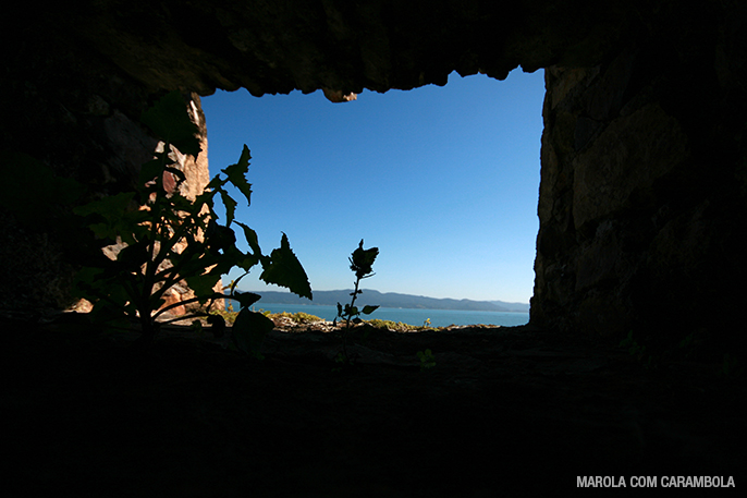 Vista da Ilha Ratones em Florianópolis