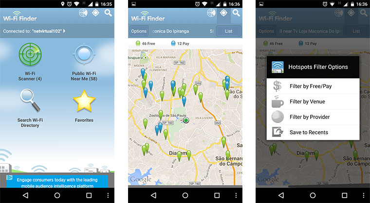 6 Apps gratuitos para aproveitar melhor a sua viagem - Free Wi-Fi Finder