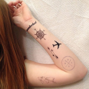 Tatuagens para quem ama viajar