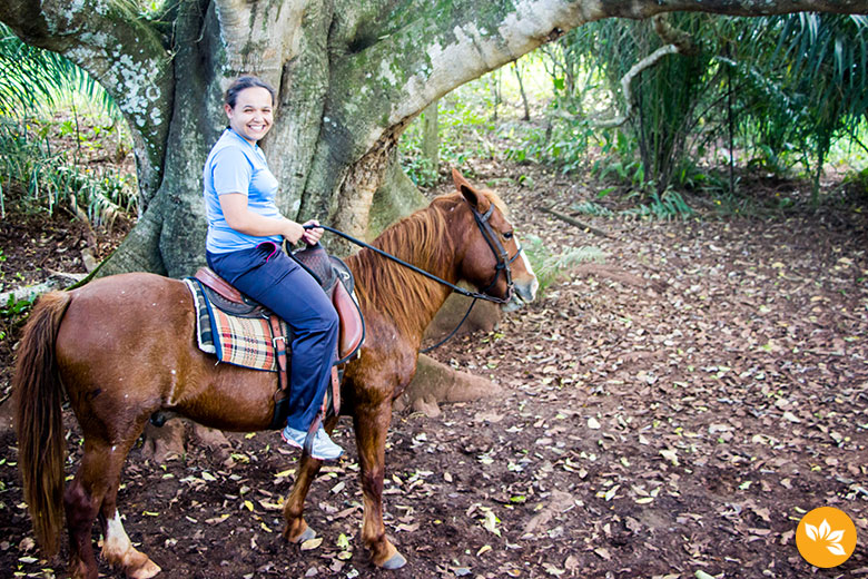 Cavalgada no Parque Ecológico Rio Formoso