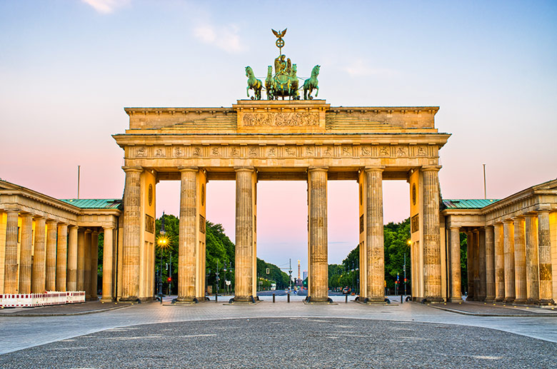 Portão de Brandemburgo em Berlim na Alemanha