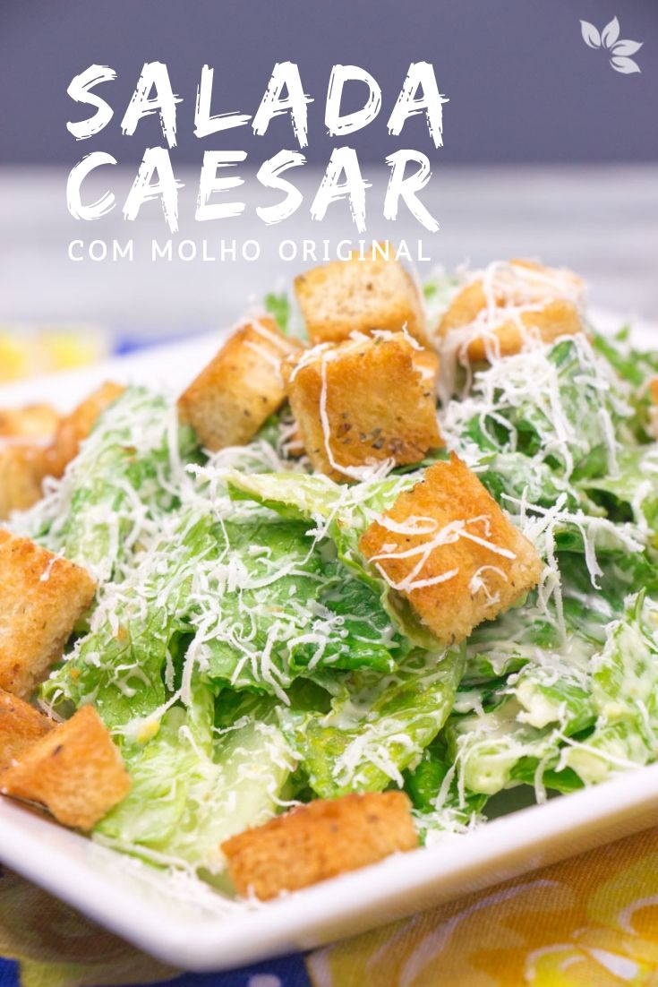 Receita de Salada Caesar