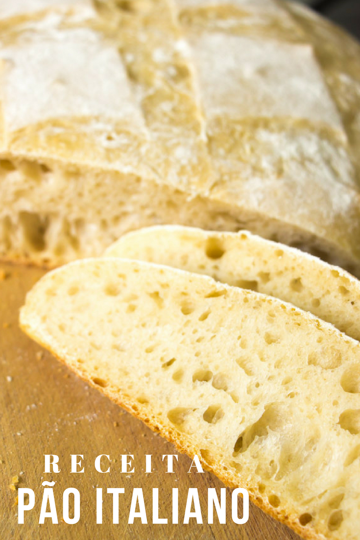 Receita de Pão Italiano com Fermentação Natural
